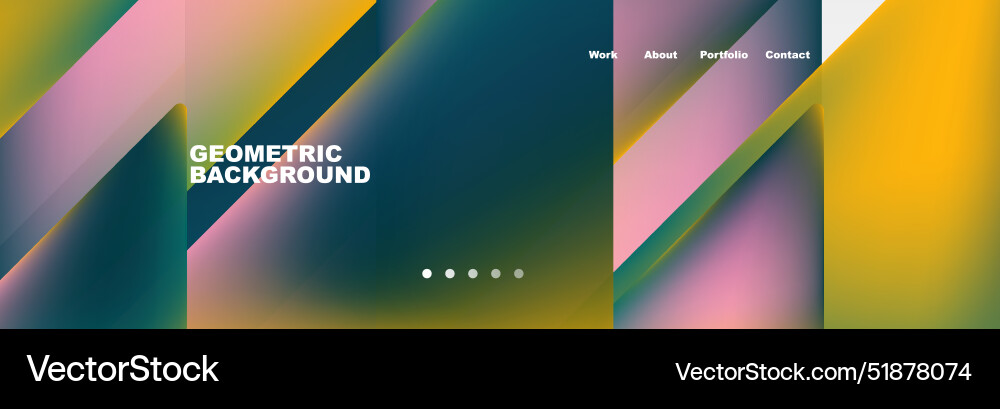 Gradient triangles composition with bright fluid Gradient triangles composition with bright fluid Vector Image