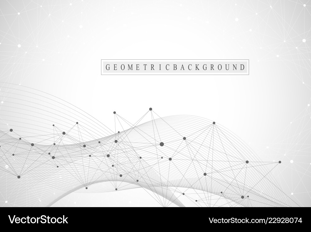 Technology abstract background with connected line Technology abstract background with connected line vector image