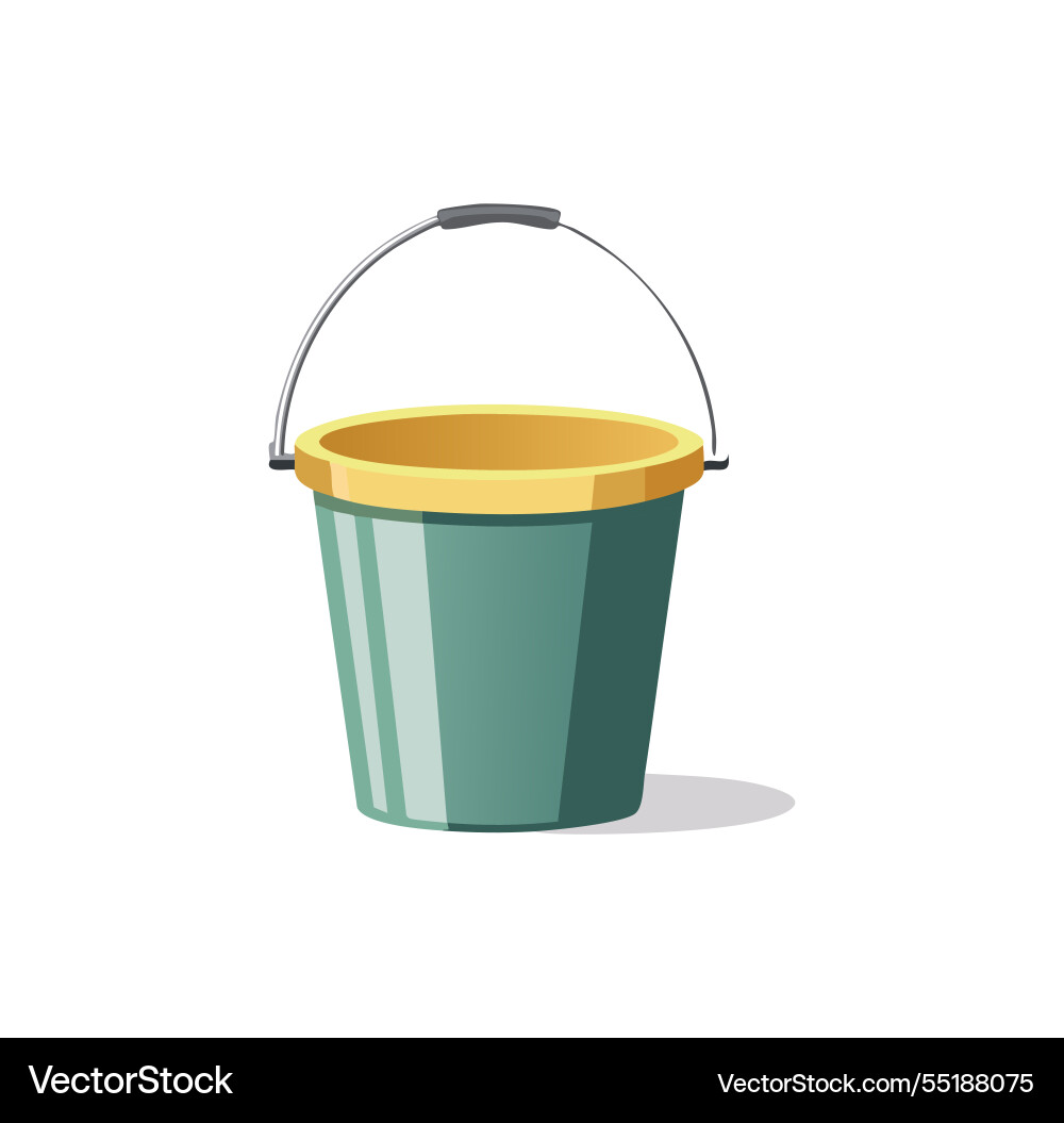 A bucket simple Vector Image
