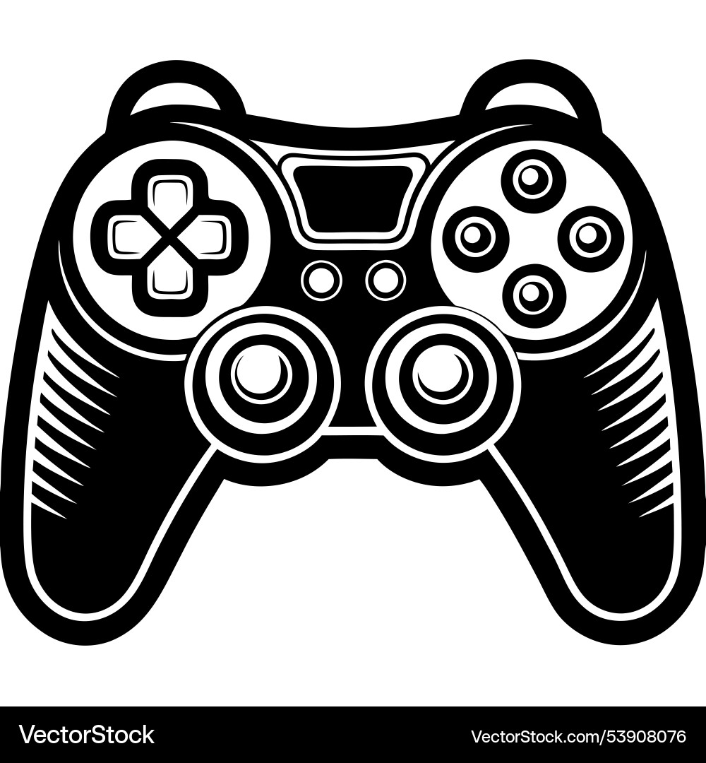 Retro Game Controller vector image