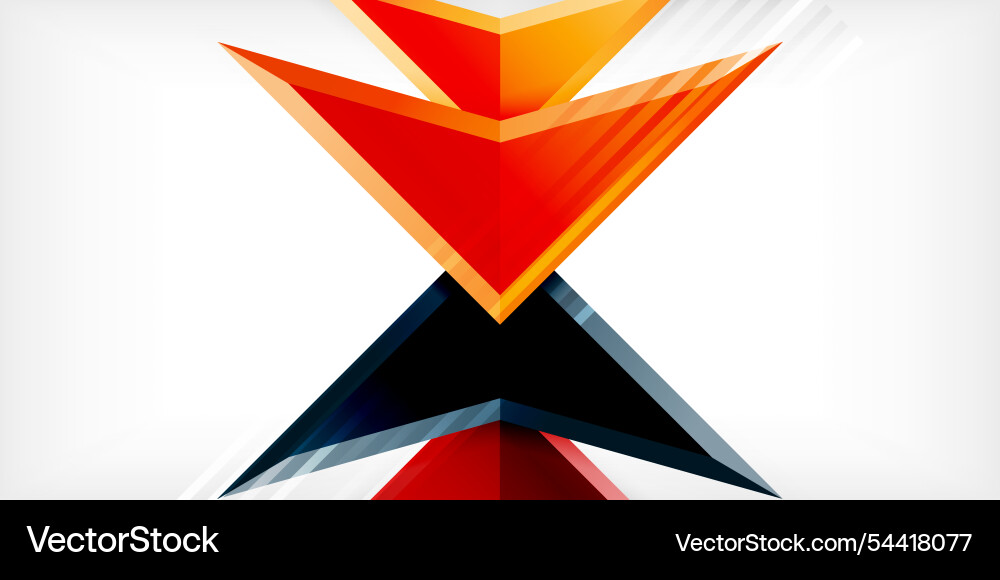 Abstract background color triangles and arrows Abstract background color triangles and arrows vector image