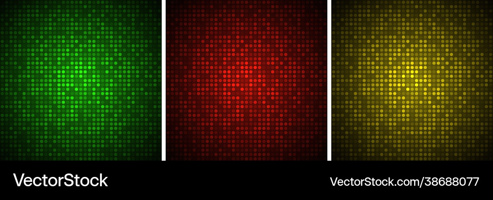 Abstract gradient glow circular dots backgrounds Abstract gradient glow circular dots backgrounds vector image