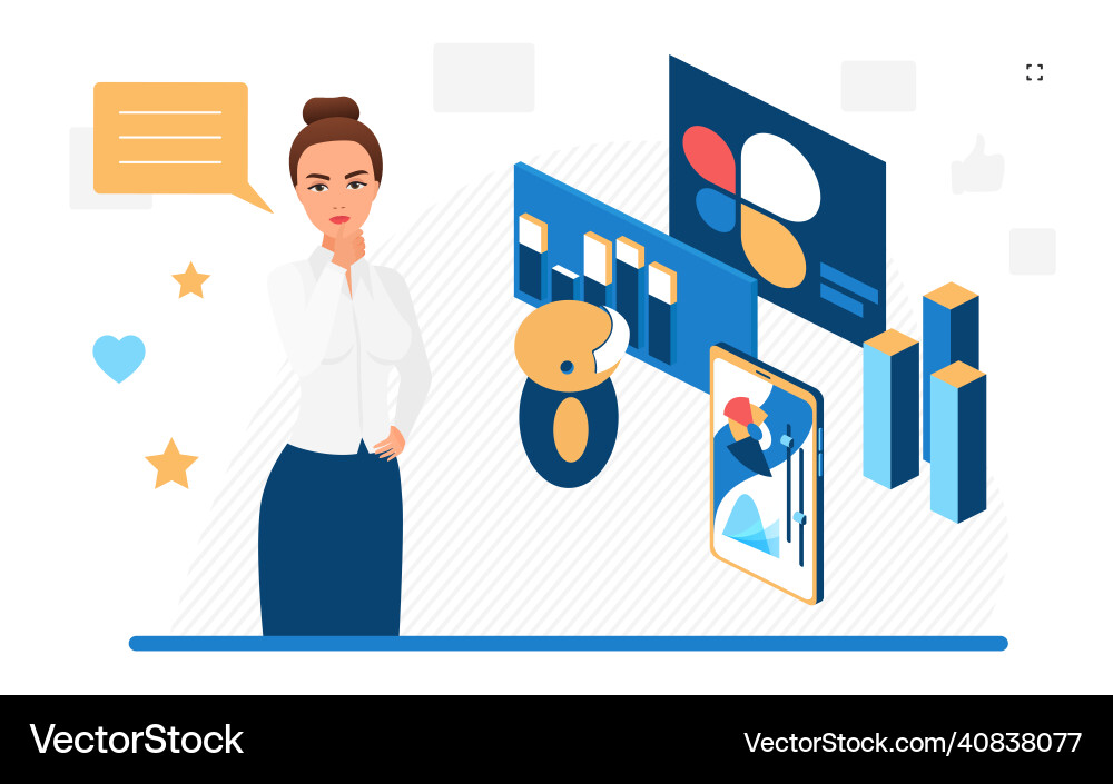 Automation of processes using artificial Automation of processes using artificial Vector Image