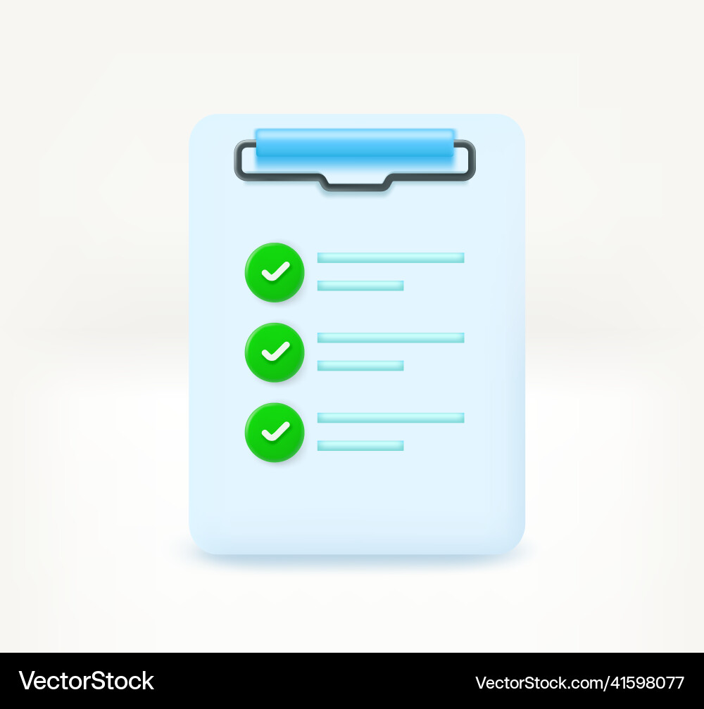 Clipboard with paper contract new notification Clipboard with paper contract new notification vector image