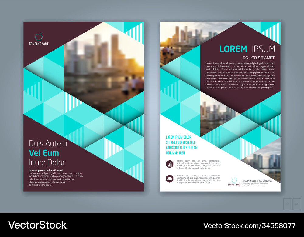 Cover annual report 2001 Cover annual report 2001 vector image
