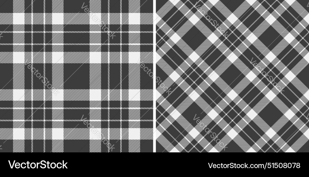 Background plaid pattern of fabric check texture Vector Image