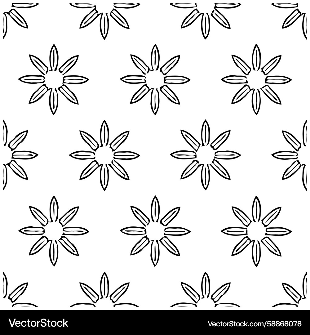Floral pattern with minimalist elements creating Floral pattern with minimalist elements creating Vector Image