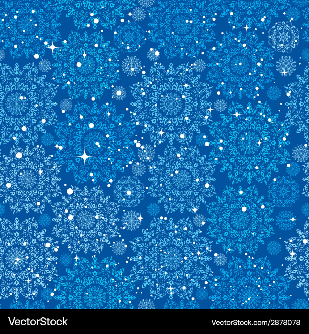Snow pattern Vector Image