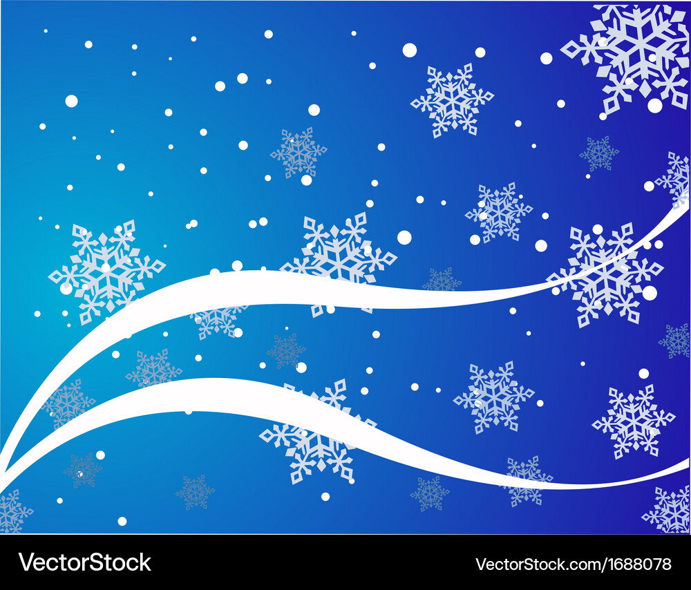 Snowflake background Vector Image