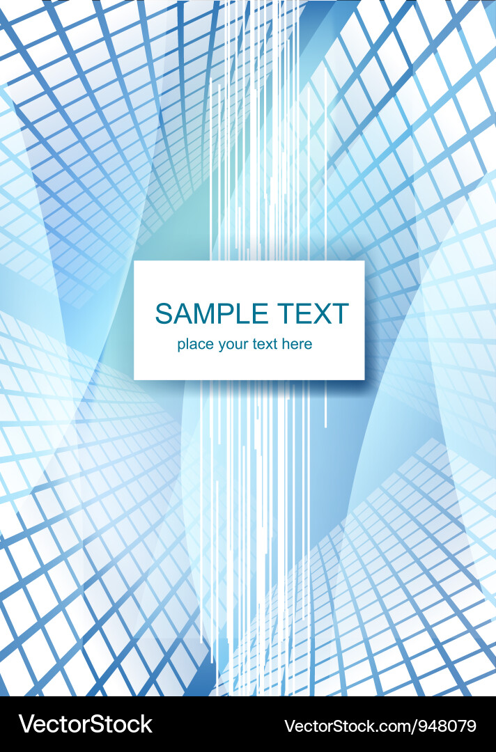 Dynamic Blue Abstract Background vector image