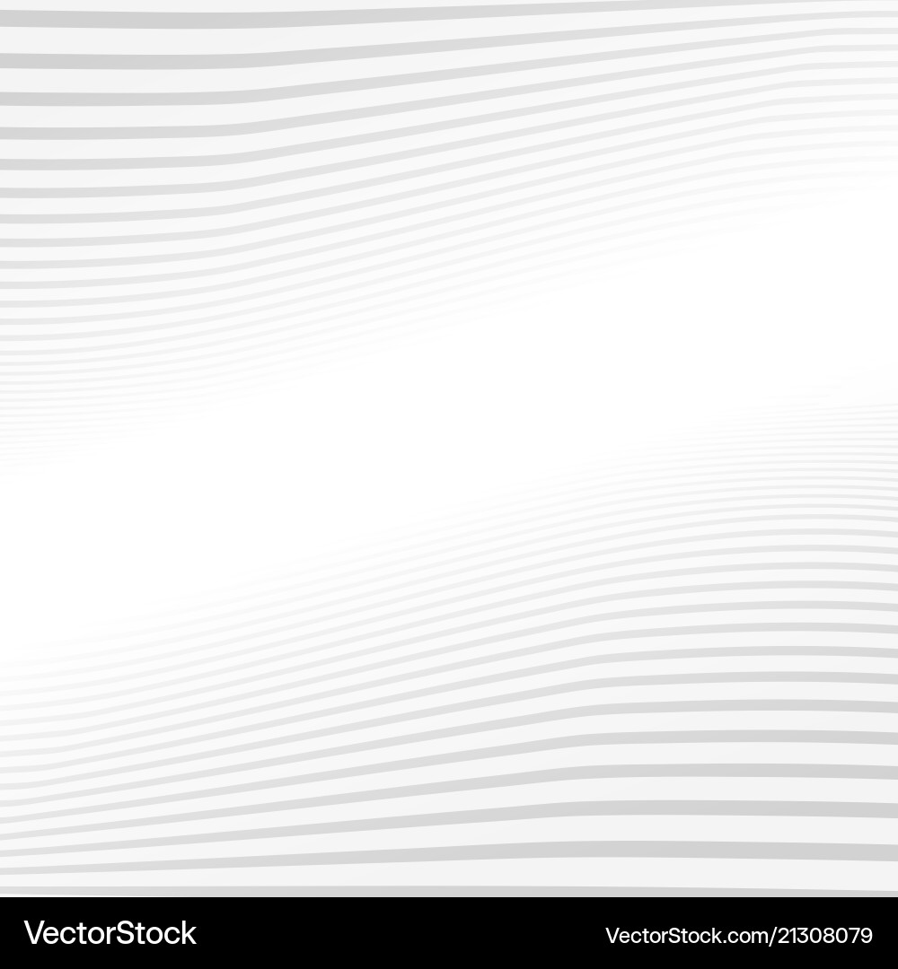 Gray Wave Pattern - Abstract Lines vector image