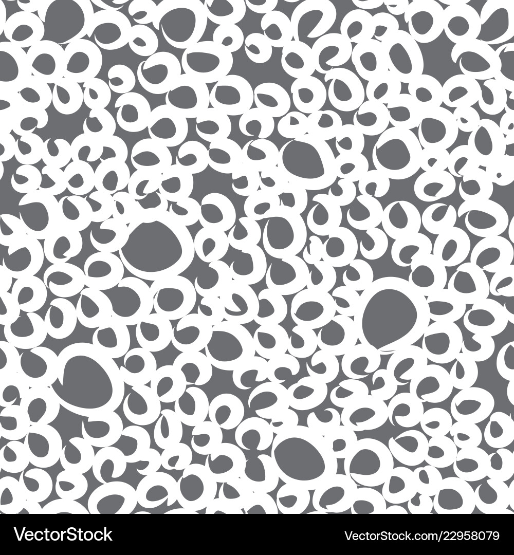 Random sloppy circles seamless pattern Random sloppy circles seamless pattern vector image