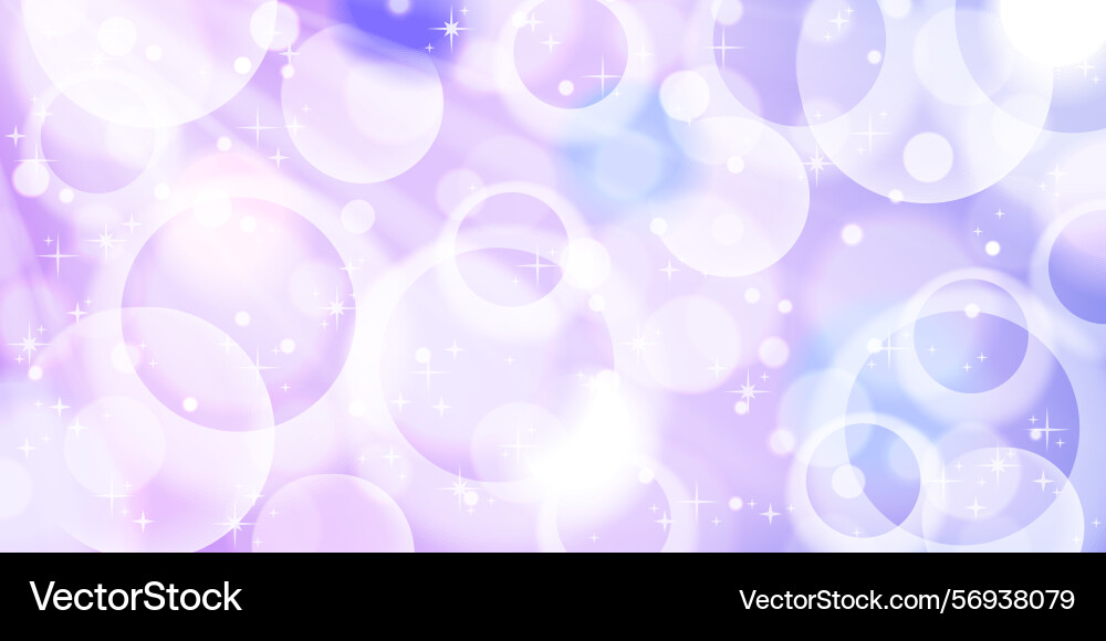 Shiny background with large bokeh in pink Vector Image