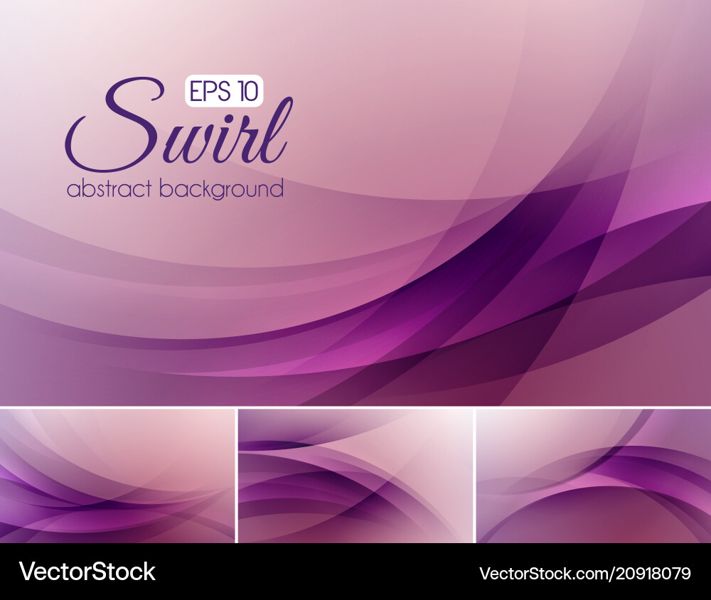 Swirl abstract background vector image