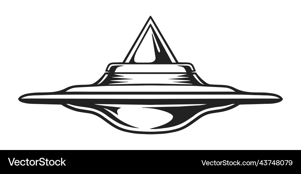 Ufo Aliens monochrome Aufkleber Jahrgang Ufo Aliens monochrome Aufkleber Jahrgang vektorbild