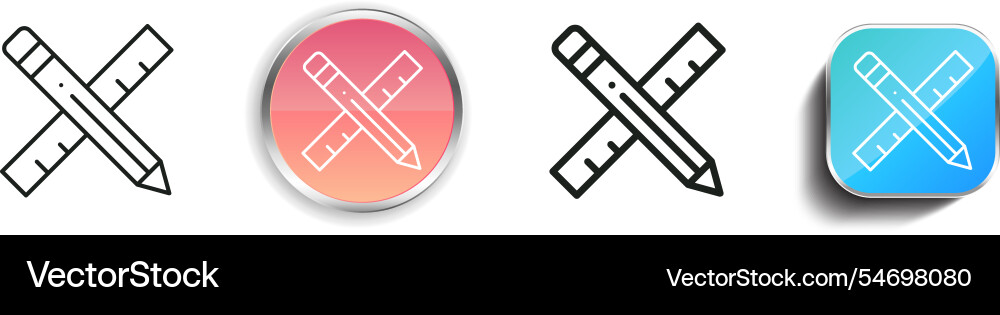 Graphic design icon thin linear regular Vector Image