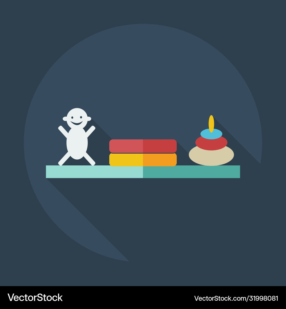 Flat modern design with shadow icons books Flat modern design with shadow icons books vector image