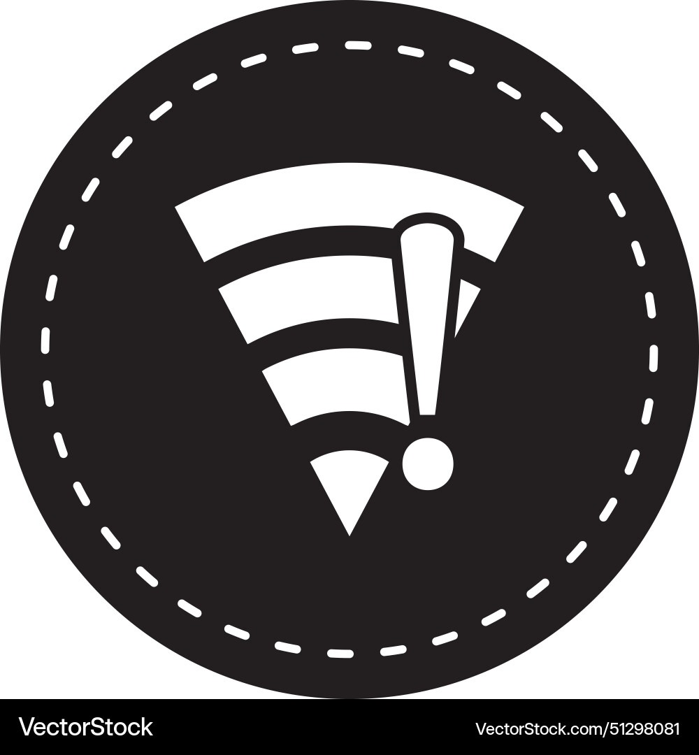 Wifi status icon vector image