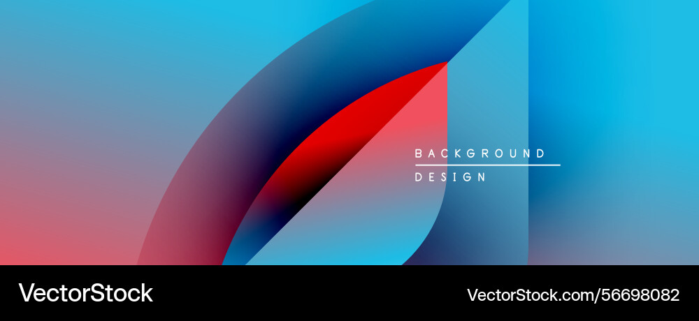 Abstract gradients blend creating dynamic visual Vector Image