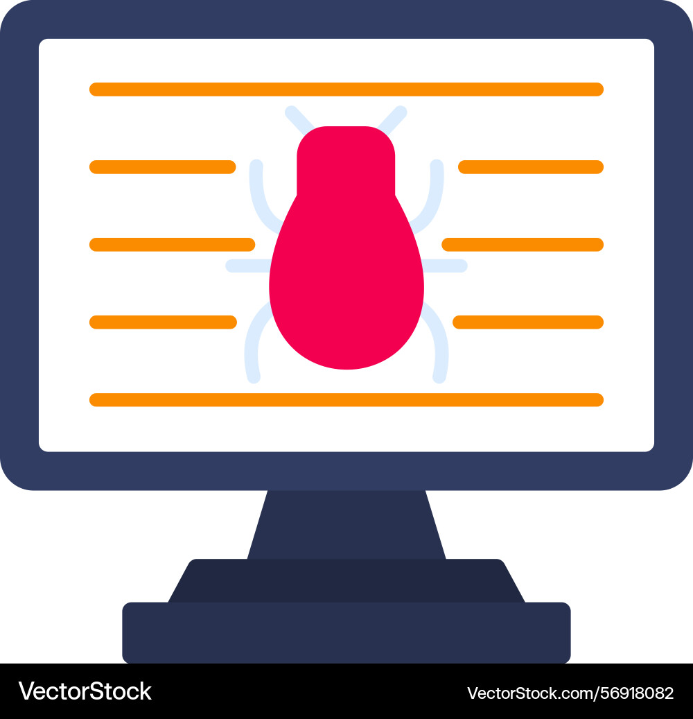 Debugging icon vector image