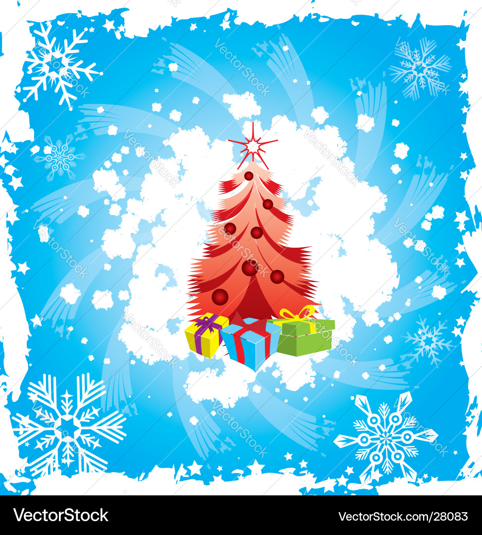 Background snow Vector Image