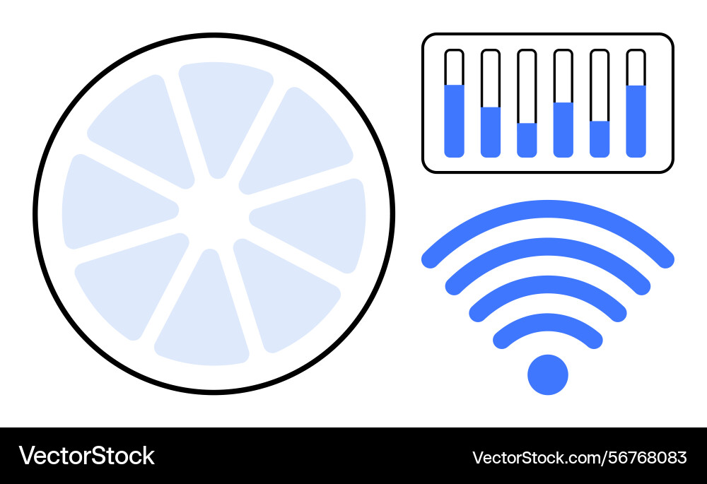 Data analytics with graphs and connectivity Vector Image
