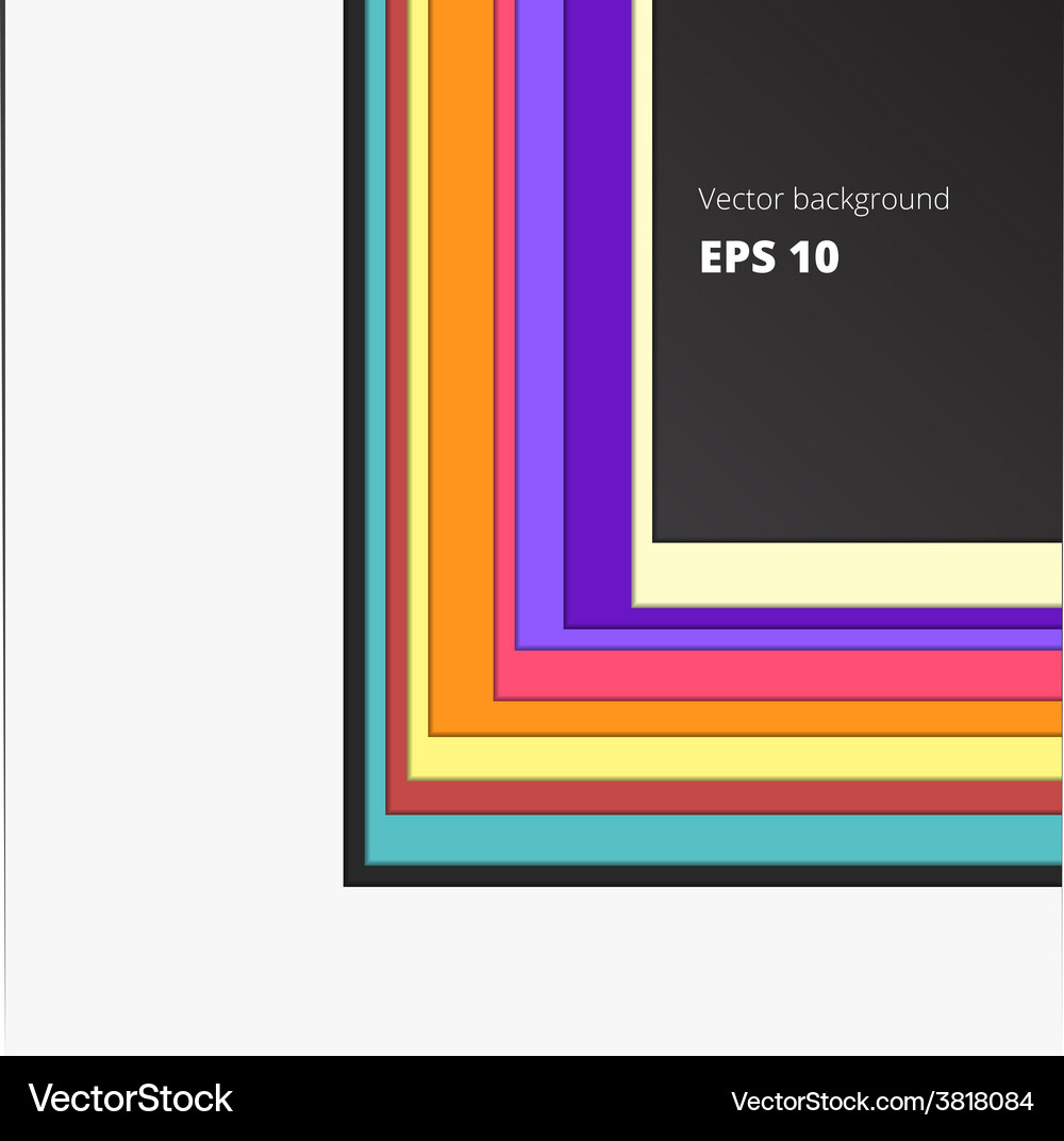 Colored lines element for your design Vector Image