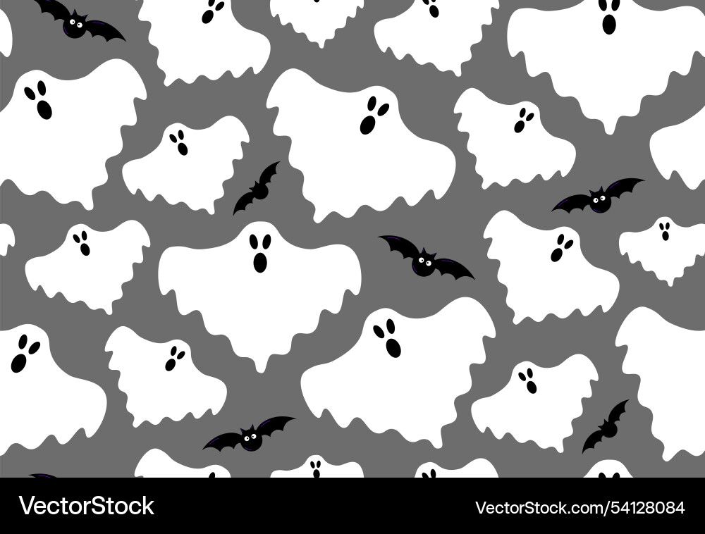 Ghost pattern background design Ghost pattern background design vector image