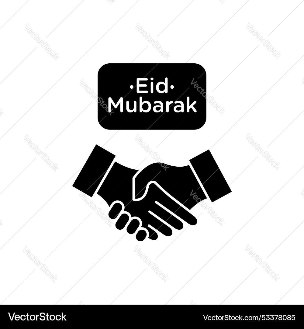 Handshaking icon set partnership shake hand Vector Image