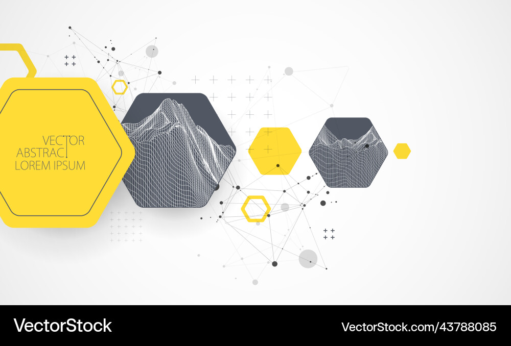 Modern science or technology abstract background Modern science or technology abstract background vector image