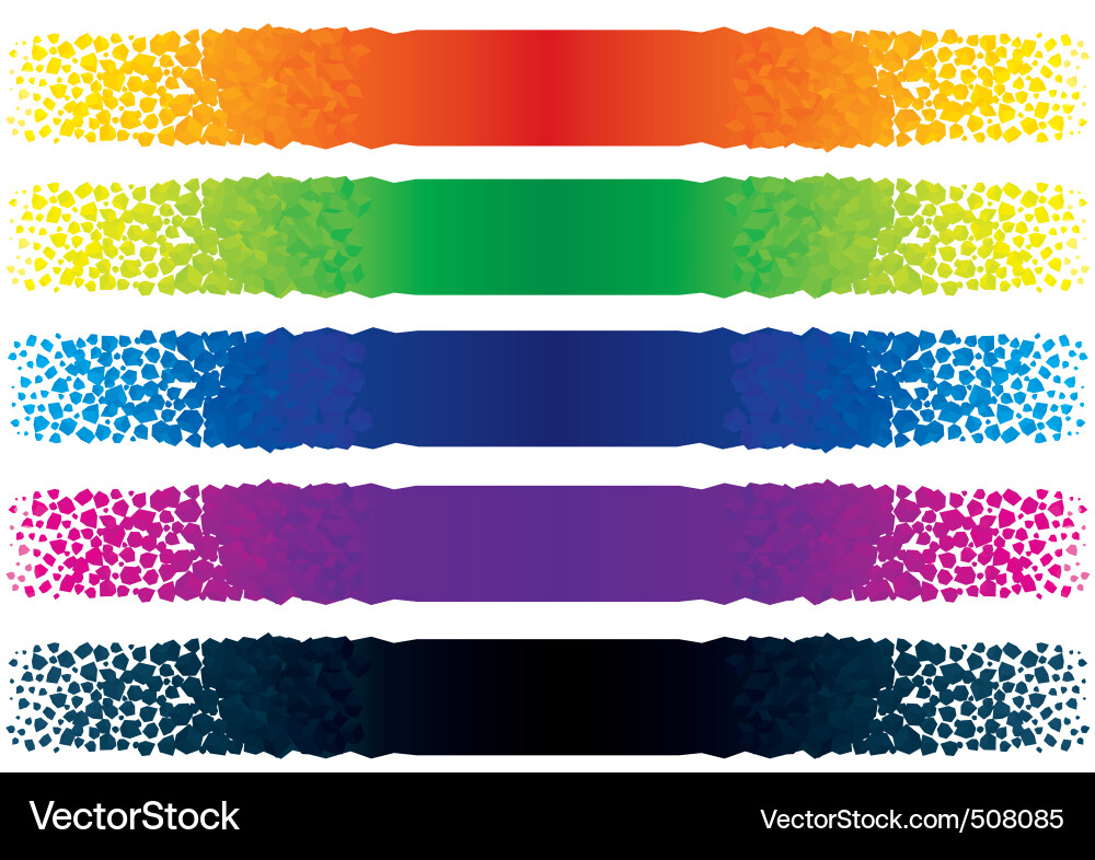Particle Celebration Banners Vector Image