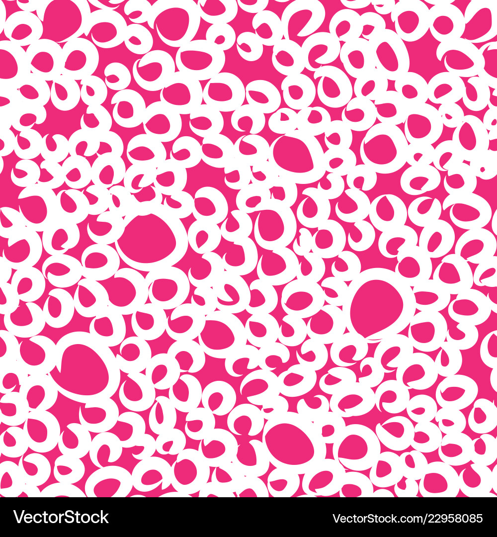 Random sloppy circles seamless pattern Random sloppy circles seamless pattern vector image