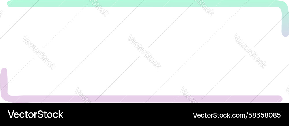 Soft Rounded Border Element Vector Image