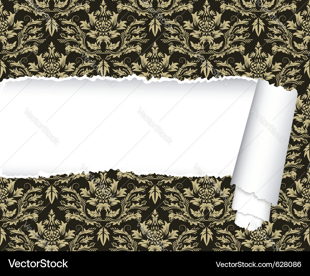 Damask seamless pattern Vector Image