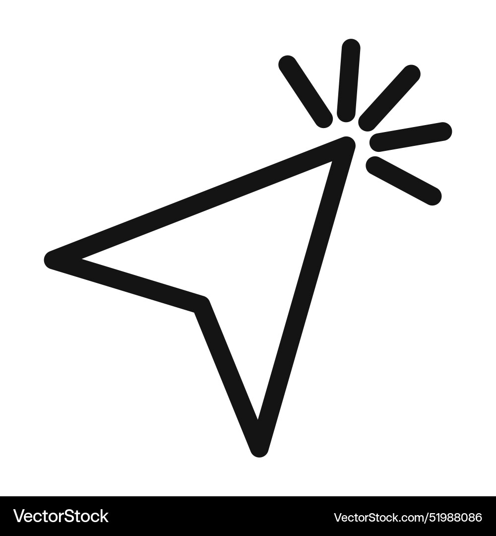 Digitales Cursor-Symbol ideal für Web-Navigation Digitales Cursor-Symbol ideal für Web-Navigation vektorbild