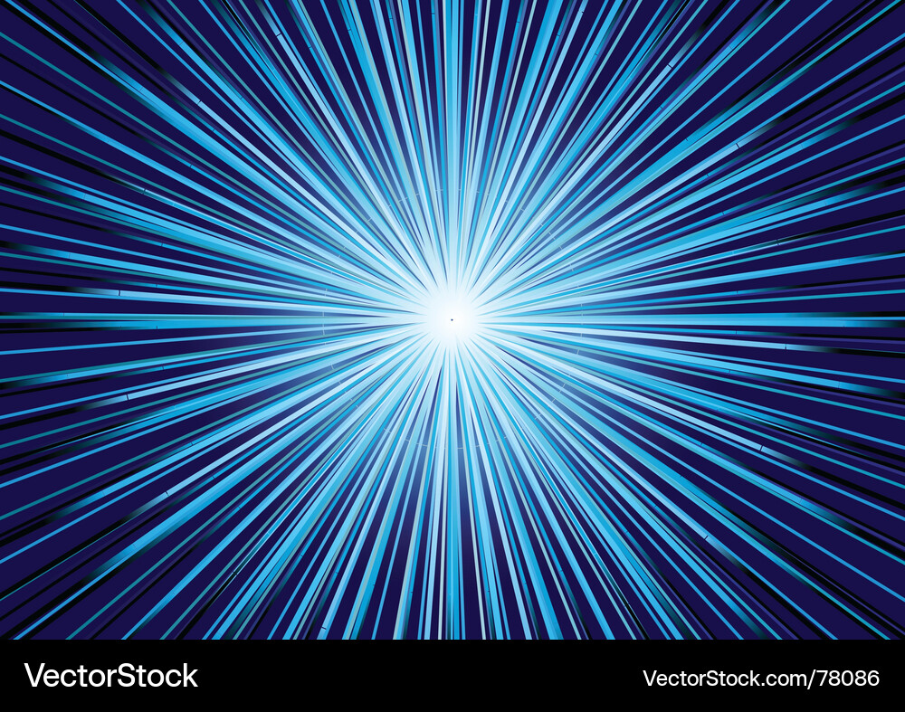 Dynamic Sunburst Rays Vector Image