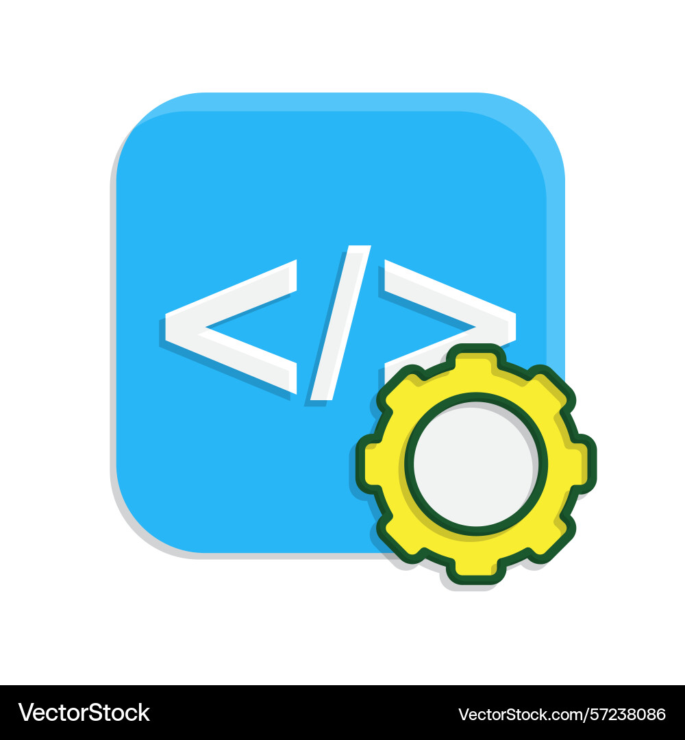 Optimization icon it infrastructure Optimization icon it infrastructure vector image