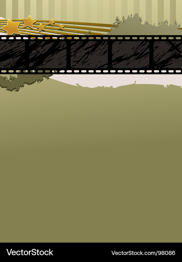 Vintage Film Strip Banner Vector Image