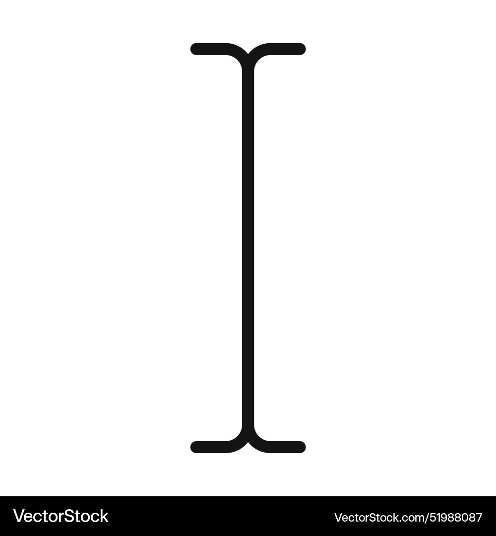 Cursor text icon series digital pointer Cursor text icon series digital pointer vector image
