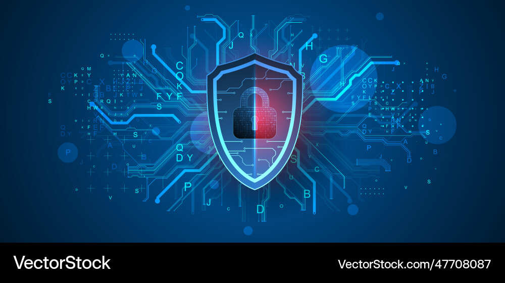 Technological abstract background on the topic Technological abstract background on the topic Vector Image