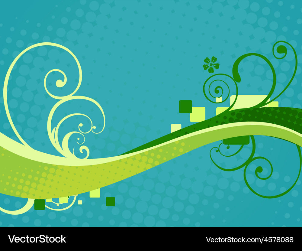 Abstract wave background Vector Image
