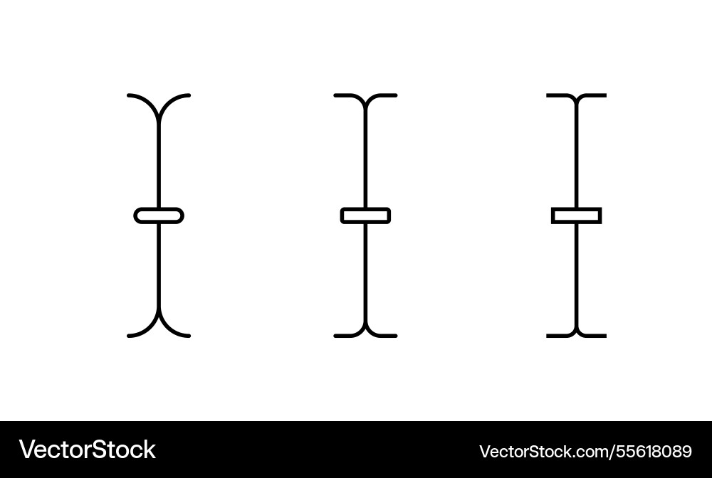 Text icon for formatting and inserting in a web vector image