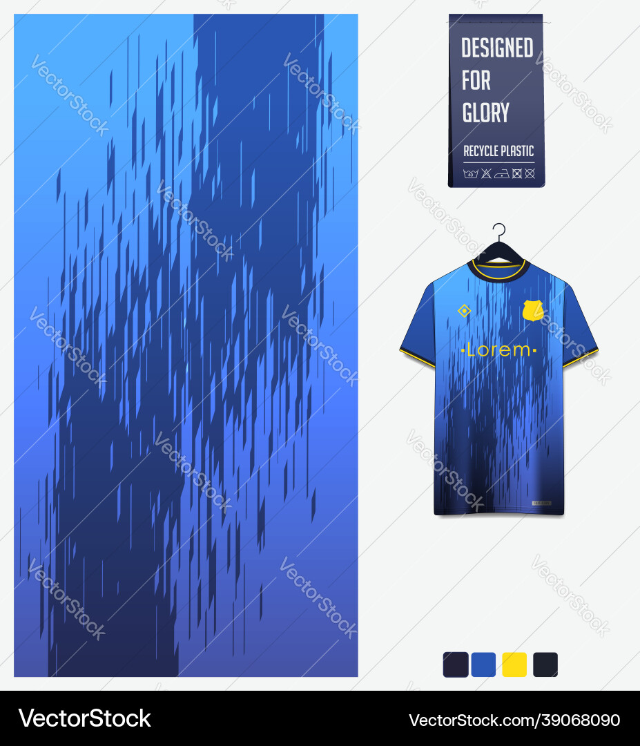 Dynamic Blue Abstract Pattern Vector Image