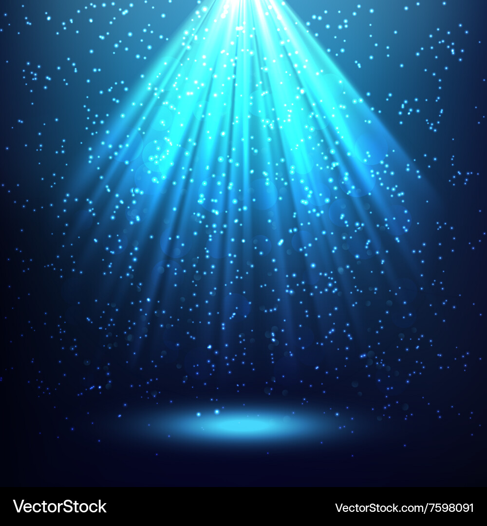 Abstract background with rays of light Vector Image