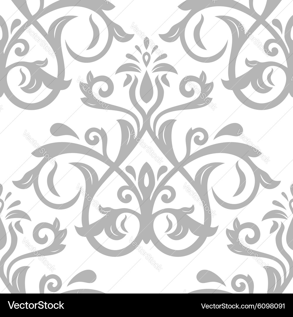 Damask seamless pattern Vector Image