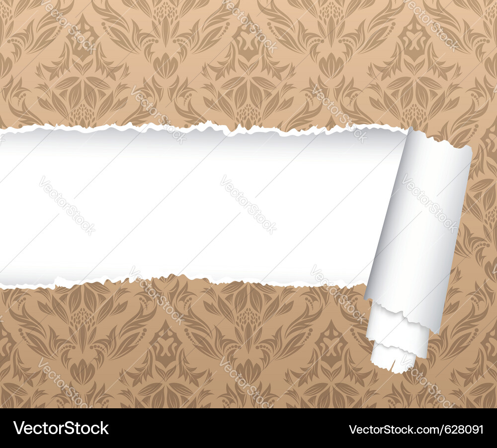 Damask seamless pattern vector image