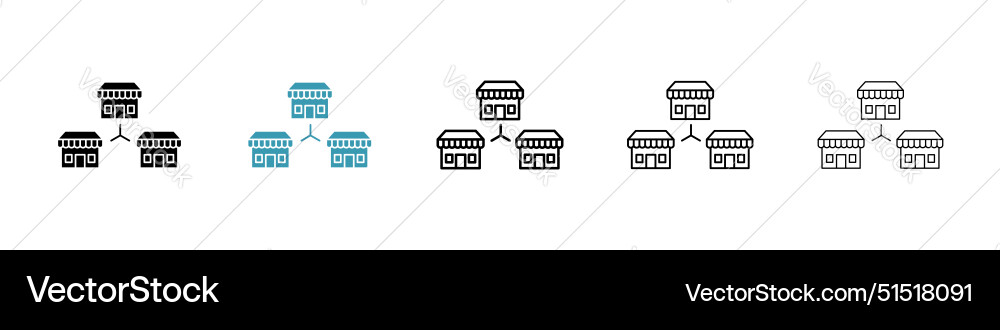 Franchise icon Royalty Free Vector Image - VectorStock