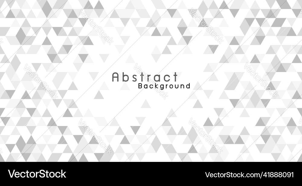 Geometric Triangle Background vector image