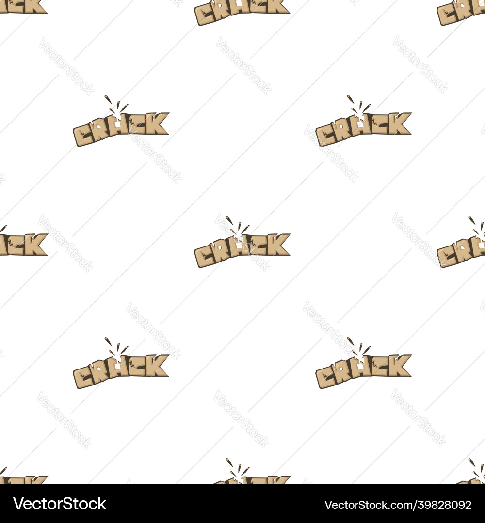 Crack sound effect pattern seamless Crack sound effect pattern seamless vector image
