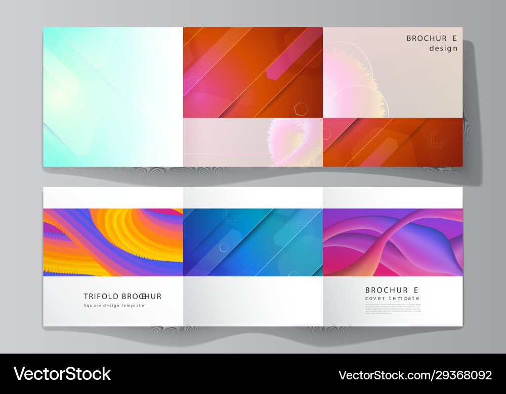 Minimal editable layout square format Vector Image
